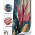 thumbnail image 3 of Summer Leaves Blackout Curtains for Bedroom Living Room Darkening Curtains 84 Inch Length 2 Panels Set Retro Country Colorful Tropical Plant Window Curtain Window Treatment Grommet Drapes 42"x84", 3 of 9