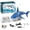 Blue, variant on 1:18 Scale Remote Control Shark Toy with Water Spray and Light for Pool, 2.4GHz RC Boat Water Toy for Boys Girls Kids