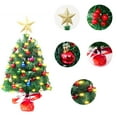 thumbnail image 6 of Christmas Decorations Indoor, Premium PVC Christmas Tree Decor Set with Lights for Home Office Festive Holiday Decorations, 6 of 6