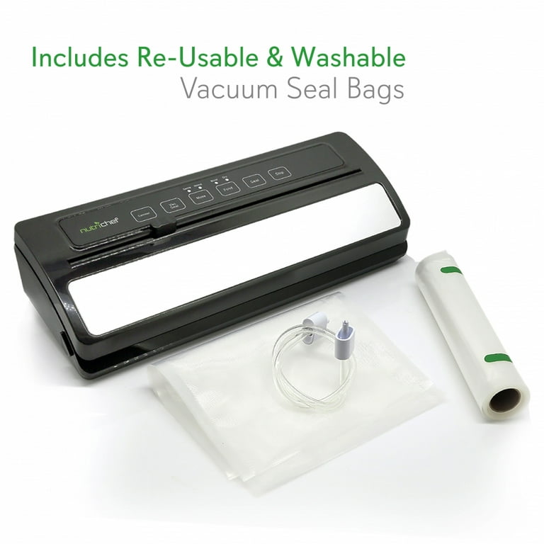 NutriChef Kitchen Pro Food Electric Vacuum Bag Sealer Preserver