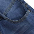 thumbnail image 6 of YUIVH Casual Shorts For Women Low Shorts Waisted Pants Mini Denim Solid Color Washed Jeans Short Jeans Stretch Denim Jean Shorts, 6 of 7