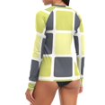 thumbnail image 5 of joogoo Womens UPF 50+ Sun Shirts Checkered Grid-t8 Long Sleeve UV Protection Rash Guard Tops L, 5 of 7