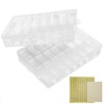 thumbnail image 1 of Keenso 150Pcs Plastic Floss Bobbins Embroidery Floss Organizer Embroidery Stitch Thread, 1 of 8