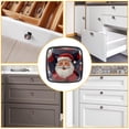 thumbnail image 6 of 4 Pcs Cabinet Handle Drawer Pulls Santa Claus Knobs with Screws Square Furniture Office Cabinet Knob Decoration, 6 of 7