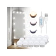 thumbnail image 1 of 6PCS Vanity Lights For Mirror Style Vanity Lights With Dimmable Bulbs Adjustable Color Brightness USB Cable No Mirror Include,45MM, 1 of 4