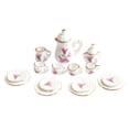 thumbnail image 1 of Mini House Tableware Set Accessory Layout 1:12 Micro Miniature Teapot Model Kitchen Adornment 1/12 Scale Ceramic Scene Layout Dinnerware Kit Tulips, 1 of 7