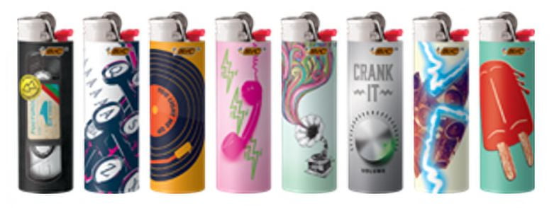 BIC MAXI LTR NOSTALGIA 2PK