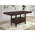 thumbnail image 3 of Prentiss Rectangular Counter Height Table with Butterfly Leaf Cappuccino, 3 of 13