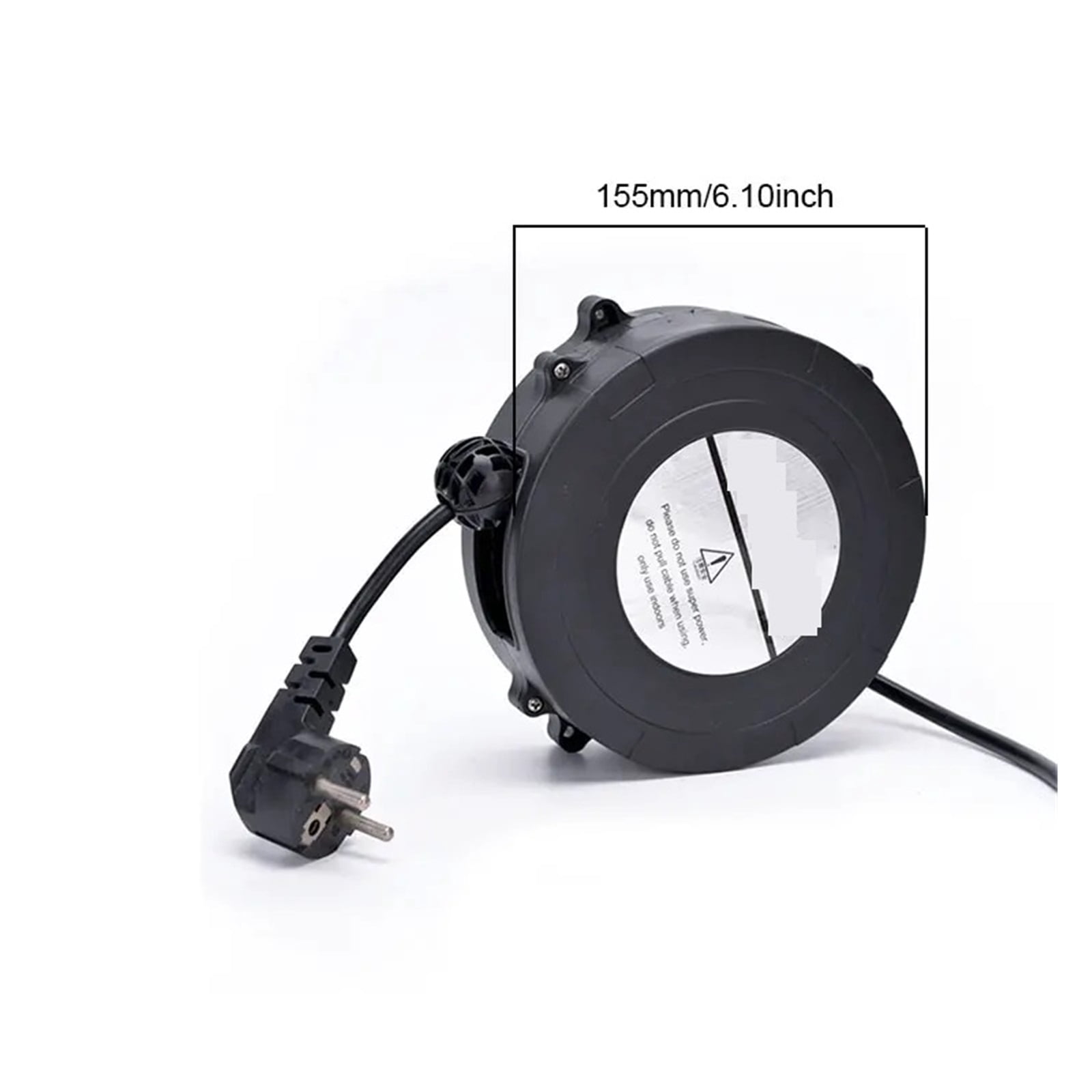 3pin 1-5meters Cable Reel Drum Electric Cord Reel Retractable