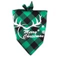 thumbnail image 2 of LSLJS Dog Bandanas, New Christmas Pet Print Double Layer Saliva Towel Soft and Breathable Scarf, Adjustable Accessories for Small To Large Dog Puppy Cat, 2 of 5