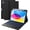 Black, variant on iPad 11th 10th Generation (A16)Case with Keyboard, Folio Cover with Pencil Holder, Multi-Touch Trackpad,Yellow