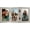 Driftwood, variant on Hinged 8x10 Picture Frame with Shatter-Resistant Glass - Double Picture Frames with Engineered Wood - Signature Collection - Photo Frame for Tabletop Display - Black