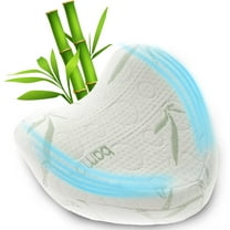 Sacred Thread Memory Foam Bamboo Knee Pillow for Side Sleepers, Supportive Pillow for Between Legs