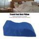 thumbnail image 4 of Almohada Para Levantar Las Piernas Con Reposapiés De Esponja En Forma De S, Portátil, Reduce El Estrés, Almohada Para Reposapiernas De Viaje Azul, Alivia La Fatiga Para Personas, 4 of 7