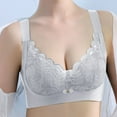 thumbnail image 2 of Sngxgn Front Closure Bra for Women Seamless Unlined Underwire T-Shirts Bra(D,40/90C), 2 of 5