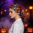 thumbnail image 4 of DORKASM Halloween Scrub Caps Women Caps Working Adjustable Tie Back Hats Red One Size, 4 of 6