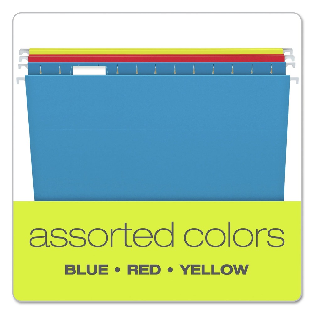 Pendaflex Colored Tabbed Hanging Folders, Letter Size, 25-Pack photo 3