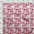 thumbnail image 3 of oneOone Cotton Cambric Pink Fabric Leaf With Abstract Texture Craft Projects Decor Fabric Printed By The Yard 42 Inch Wide, 3 of 5