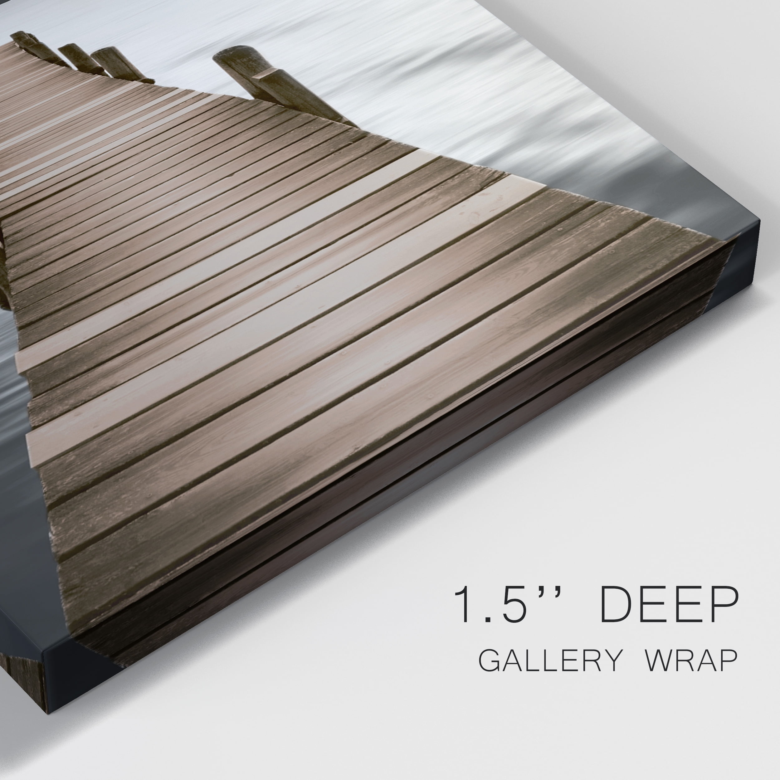 Mountain Jetty Premium Gallery Wrapped Canvas - Ready to Hang - 18 x 27