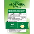 thumbnail image 2 of Aloe Vera Softgels | 5000mg | 100 Count | For Men and Women | by Nature's Truth, 2 of 7