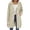 BK37_Beige, variant on Lumtrix Long Hoodies for Women Casual Zip Up Jacket Fall Winter Fashion Tunic Sweatshirts with Zipper Pockets Beige L