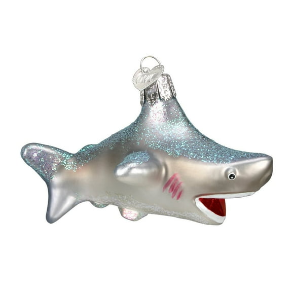 Old World Christmas Shark Sea and Water Animals Glass Blown Ornaments for Christmas Tree