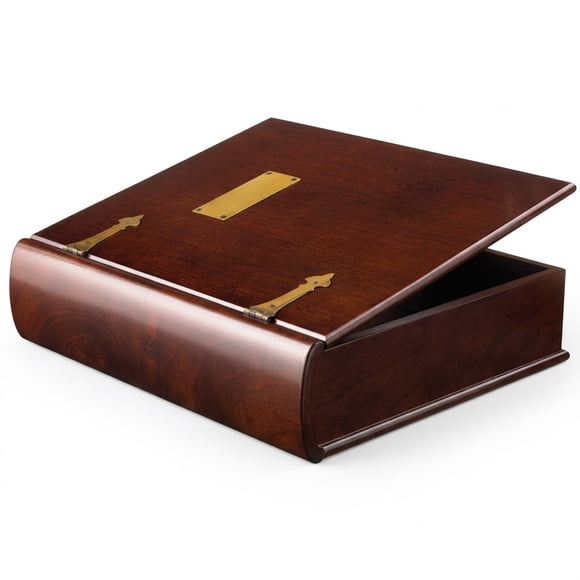 Arolly Wooden Storage Box  – Organizer with Compartments for Letters and Small Items