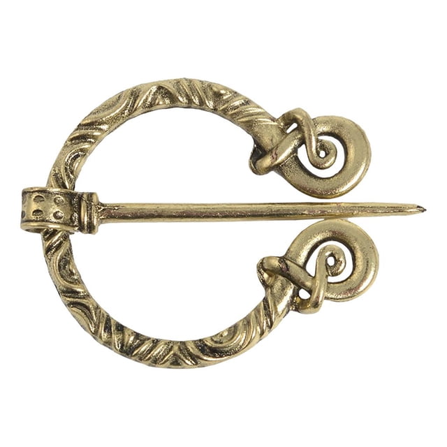 Alfiler Broche Salvador Nórdico Vikingo Vintage Antiguo