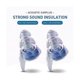 thumbnail image 4 of unique 2 Pairs High Fidelity Concert Ear Plugs with Fitler, Hearing Protection for DJs, Nightclub, Concert-B10, 4 of 5
