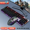thumbnail image 3 of Wired Mouse Set, FVQ609 Real Mechanical Keyboard Gaming RGB Lighting 104 Keys Laptop Wired Keyboard And Mouse Set, 3 of 7