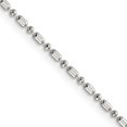 thumbnail image 1 of Quality Gold QK30-14 Sterling Silver 1.5 mm Fancy 14 in. Beaded Chain, 1 of 1