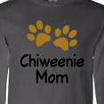 thumbnail image 3 of Inktastic Chiweenie Mom Paw Print Long Sleeve T-Shirt, 3 of 4