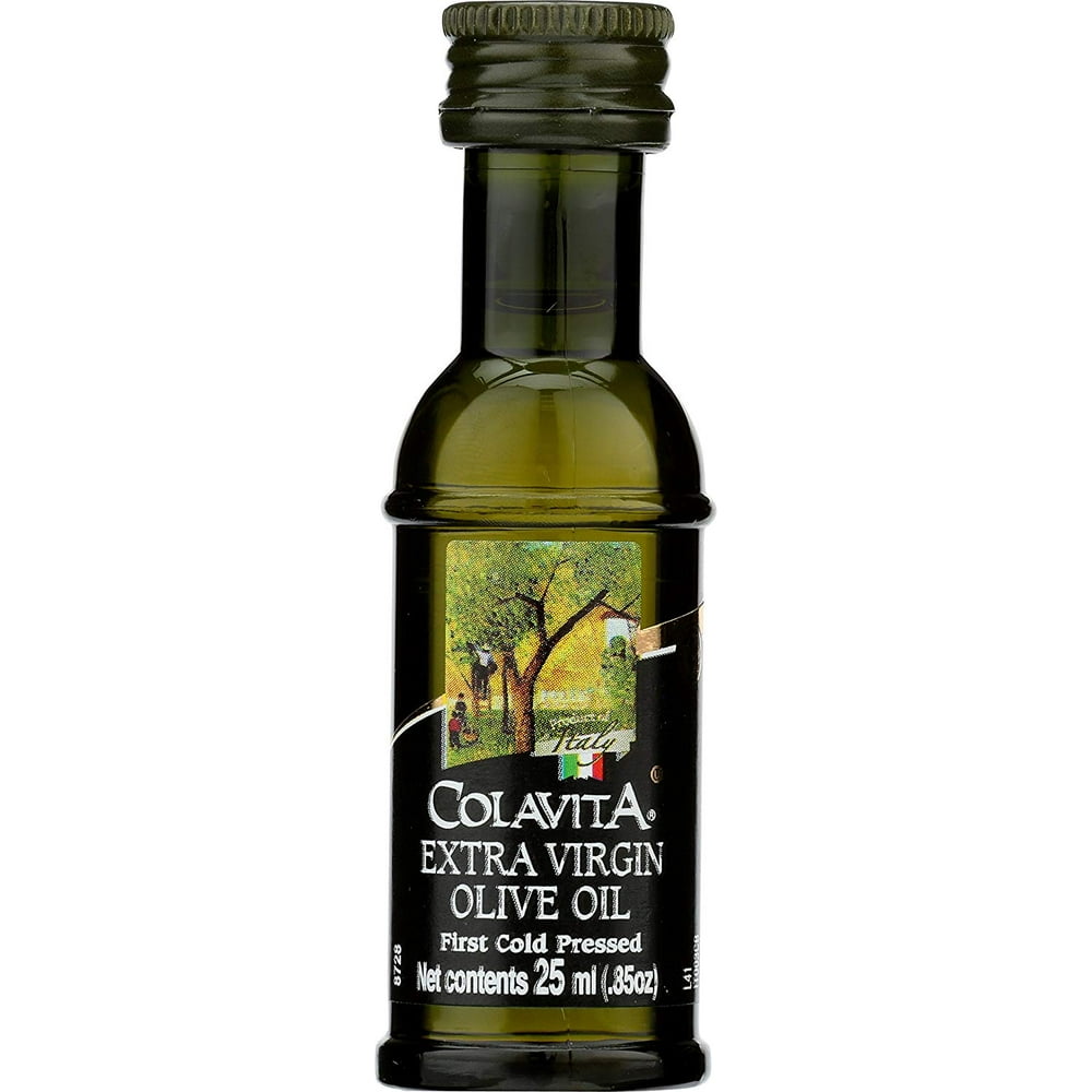 Colavita Extra Virgin Olive Oil, Premium Italian, First Cold Pressed, 25 ml (Pack of 80