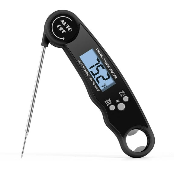 Digital Meat Thermometer, Instant Read Food Thermometer for Grilling and Cooking