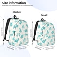 thumbnail image 2 of Balery Turtle Mochila Clásica Impresa Básica para Viaje, Mochila Escolar Resistente al Agua, Mochila de Lona con Correas Ajustables-Small, 2 of 5