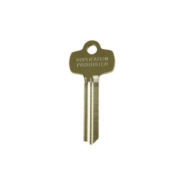 Key Blank, Standard, TB Keyway, 1/2in.