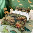 thumbnail image 2 of Erosebridal 3D Ankylosaurus Triceratops Bedding Sets, Wild Dinosaur Dino Bedding Sets, 2 of 6