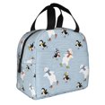 thumbnail image 2 of Easygdp Skiing penguin Bear Bolsa Térmica Premium - Tela Oxford Impermeable, Gran Capacidad, Bolsillo Frontal, Unisex para Trabajo, Escuela, Actividades al Aire Libre y Picnics, 2 of 8