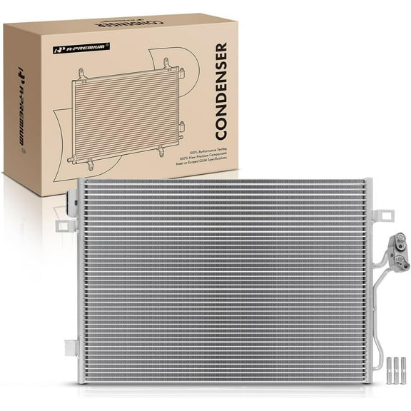 A-Premium Air Conditioning A/C Condenser Compatible with 2009-2010 Dodge Journey 2.4L 3.5L, Replace# 3776, 68038244AA