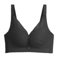 thumbnail image 3 of Fashion Comfortable Womans Lace Beauty Back Solid Strap Wrap Plus Size Bra, 3 of 6