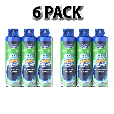 Scrubbing Bubbles Mega Shower Cleaner 6 Ct, 20 oz Each