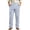 Sky Blue, variant on Uwinwear Striped Dress Pants for Men's Big & Tall Flat Front Business Trousers Casual Straight-Legs Long Pants with Pockets,Earthy Yellow,L