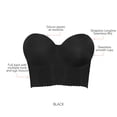 thumbnail image 5 of Elissa Full Bust Longline Strapless Bra, Black, 32DD, 5 of 8