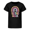 thumbnail image 5 of LILIYA Back To School Shirt Kids Preschool To 5th Grade Relaxed Fit Summer Short Sleeve T-Shirt Little Kids Casual Clothes, 5 of 5