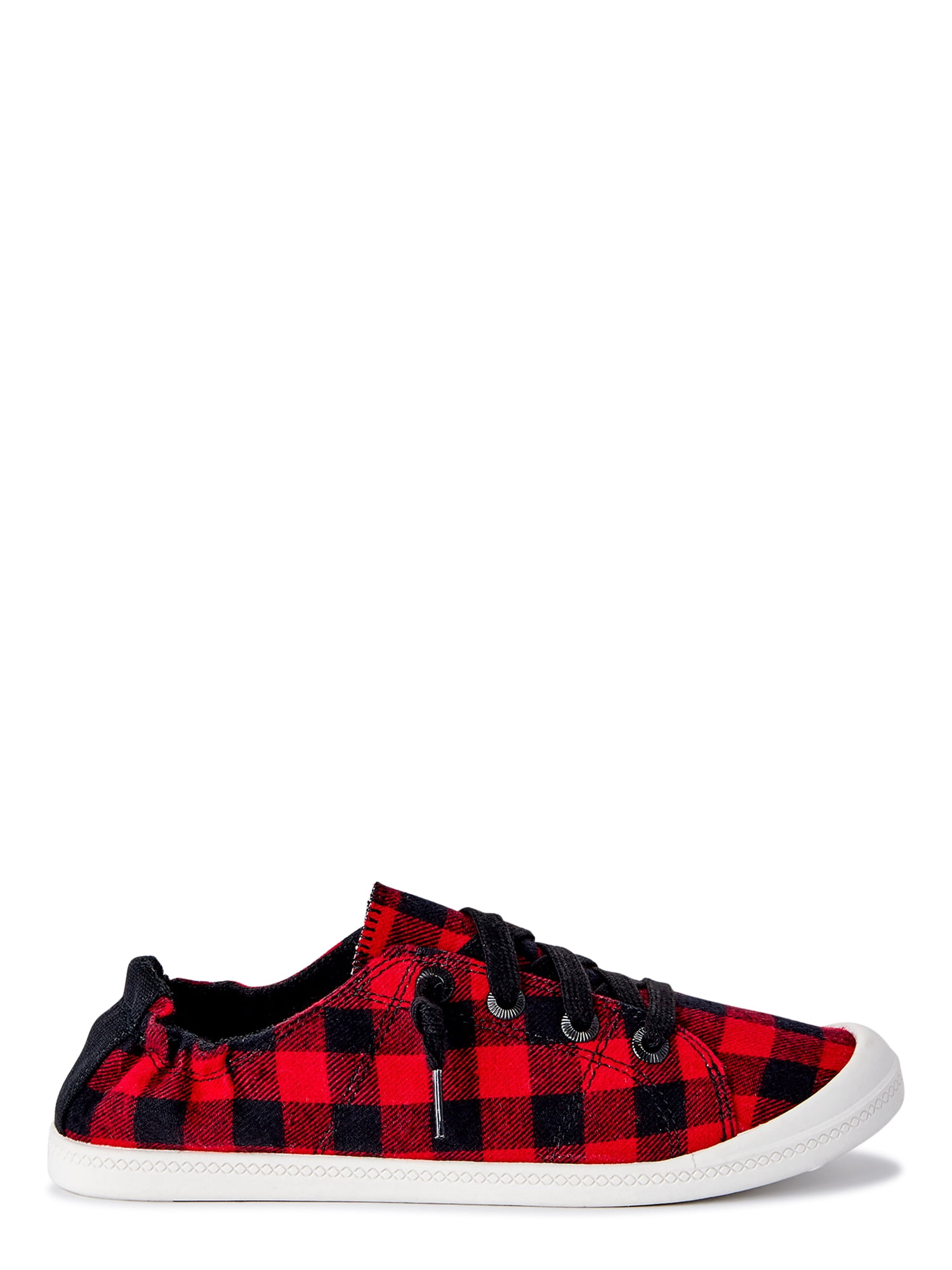 Time and Tru Women’s Casual & Dress Shoes Scrunch Back Sneakers, Slip-On, Assorted Colors, Size 7