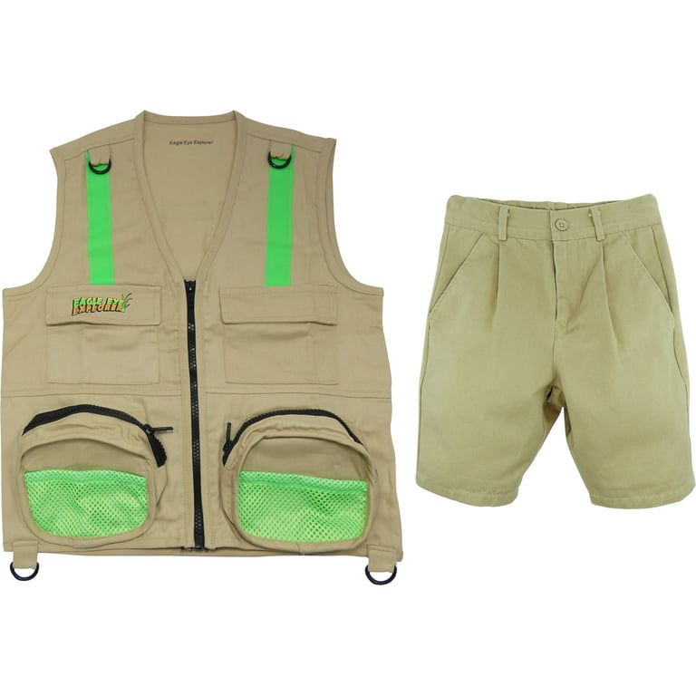Eagle Eye Explorer Kids Cargo Vest for Boys and Girls with