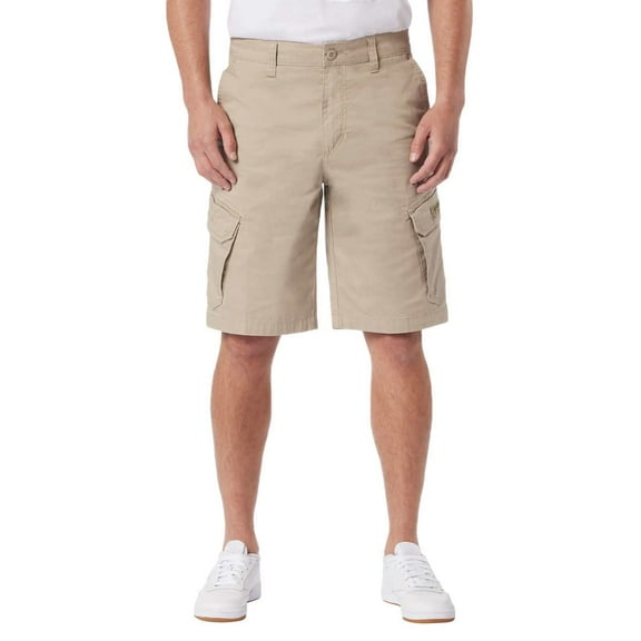 UNIONBAY Men�s Oversized Cargo Pockets with Velcro� Closures Short (US, Numeric, 30, Regular, Regular, TAN)