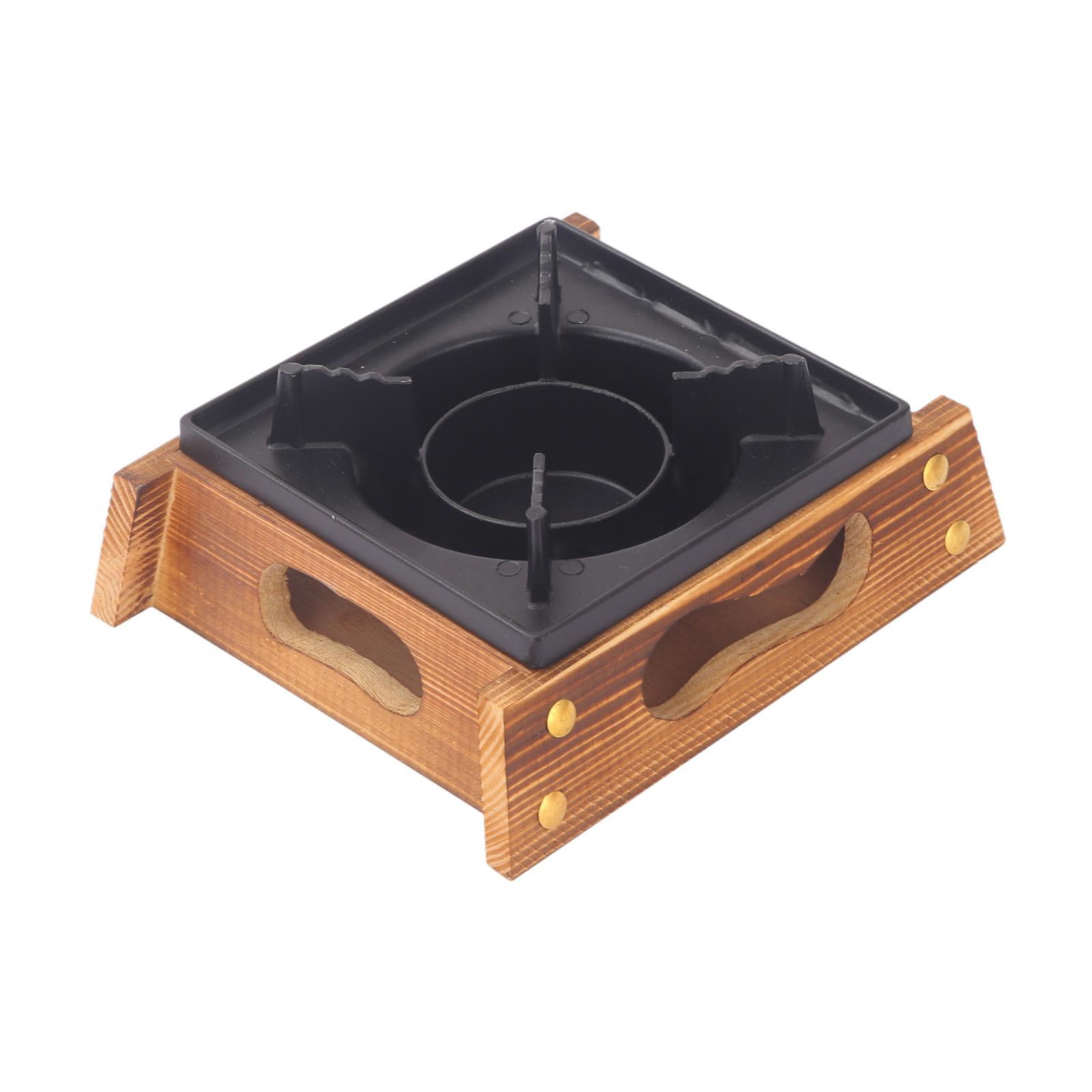 Miulika Solid Alcohol Stoves Teahouse Alcohol Furnace Small Stovetop Heating Tabletop Heating Burner for Kitchenware Cooking Utensil 14x17cm