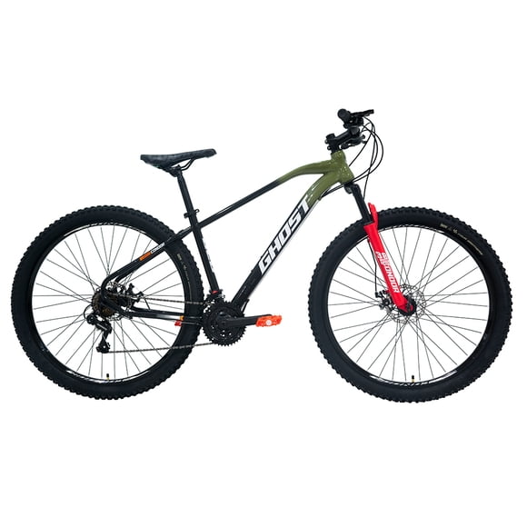 Bicicleta Ghost Claw Rodada 29 Verde De Montaña