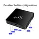 Flmtop X7 Quad Core Double Bande 24.G/5G 4K HDMI-compatible Lecteur Multimédia TV Set Top Box EU/UK/US Plug – image 5 sur 10